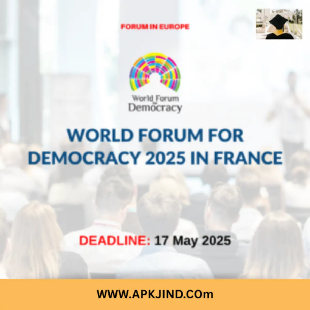 World Forum for Democracy 2025 to be held in France